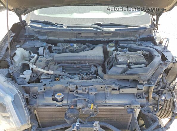 JN8AT2MT3LW039103 2020 NISSAN ROGUE Black ძრავის განყოფილების ხედი