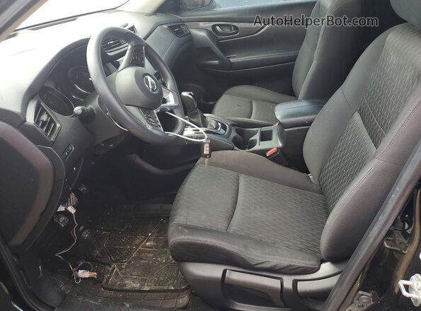 JN8AT2MT3LW039103 2020 NISSAN ROGUE Black წინა სალონის ხედი