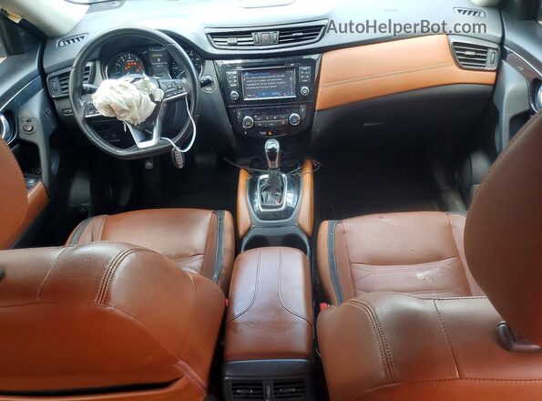 JN8AT2MT4HW405108 2017 NISSAN ROGUE Black Առջևի վահանակի տեսք