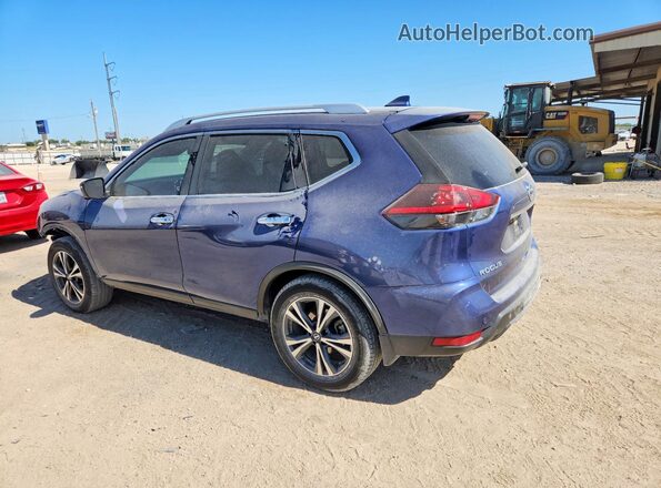 JN8AT2MT4LW000360 2020 NISSAN ROGUE Blue Задня ліва чверть