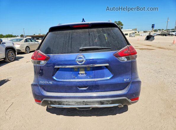 JN8AT2MT4LW000360 2020 NISSAN ROGUE Blue Вид ззаду
