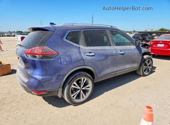 JN8AT2MT4LW000360 2020 NISSAN ROGUE Blue Задня права чверть