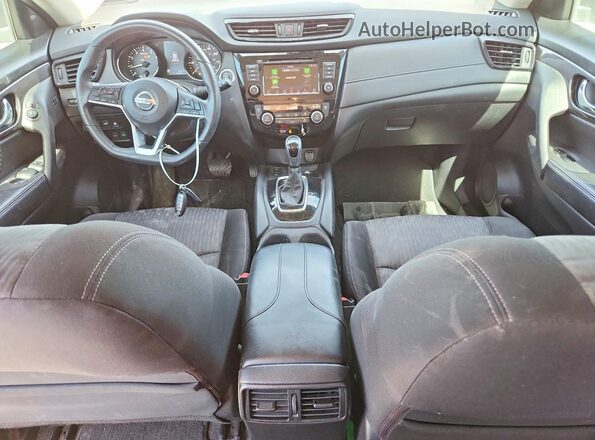 JN8AT2MT4LW000360 2020 NISSAN ROGUE Blue Вид панелі приладів