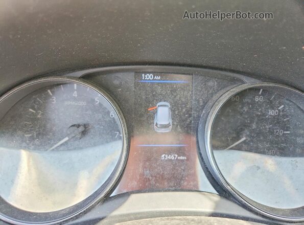 JN8AT2MT4LW013982 2020 NISSAN ROGUE Gray Widok zestawu wskaźników