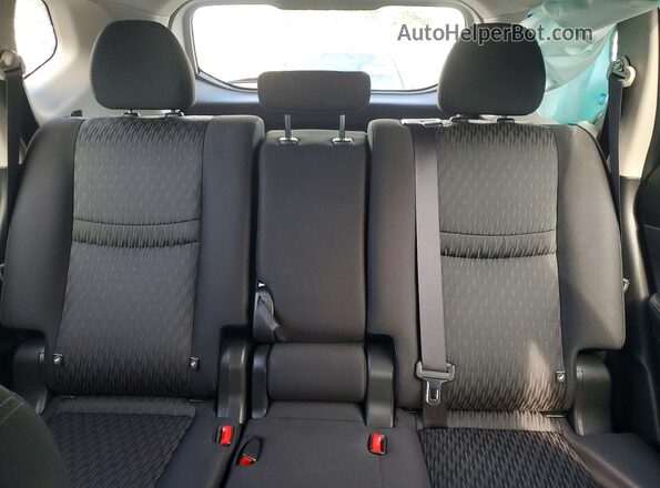 JN8AT2MT4LW018325 2020 NISSAN ROGUE Gray უკანა სავარძლების ხედი