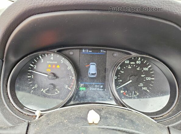 JN8AT2MT4LW038316 2020 NISSAN ROGUE Silver Instrument cluster view