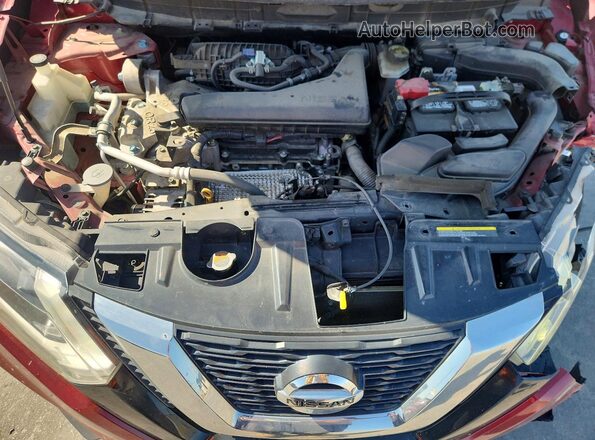 JN8AT2MT5HW386035 2017 NISSAN ROGUE Red Widok komory silnika