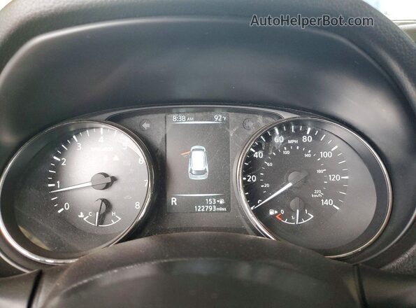JN8AT2MT5HW390862 2017 NISSAN ROGUE Gray Вид щитка приладів