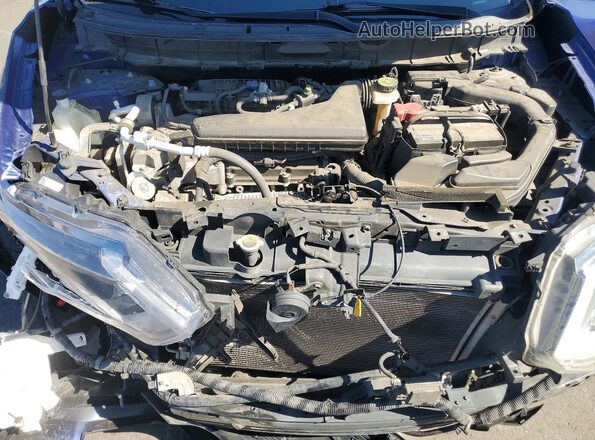 JN8AT2MT5JW464951 2018 NISSAN ROGUE Blue Vista del compartimento del motor