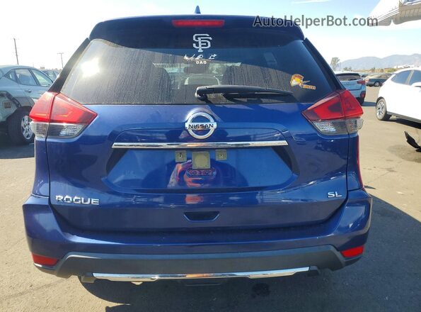 JN8AT2MT5JW464951 2018 NISSAN ROGUE Blue Vista trasera