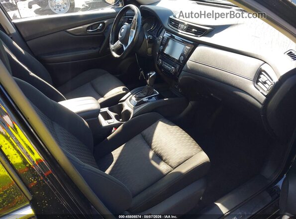 JN8AT2MT5LW010167 2020 NISSAN ROGUE Black Вид салону спереду