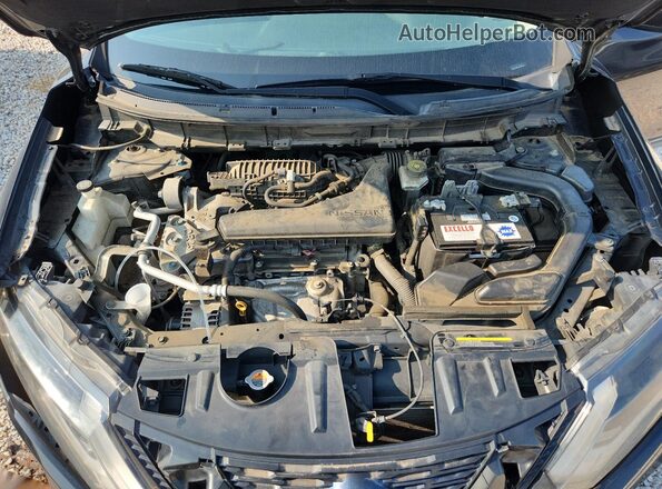 JN8AT2MT6HW145617 2017 NISSAN ROGUE Black Вид підкапотного простору