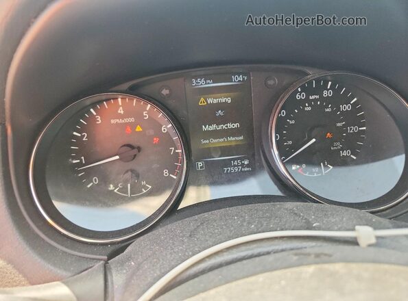 JN8AT2MT6HW149120 2017 NISSAN ROGUE Silver ხელსაწყოთა პანელის ხედი