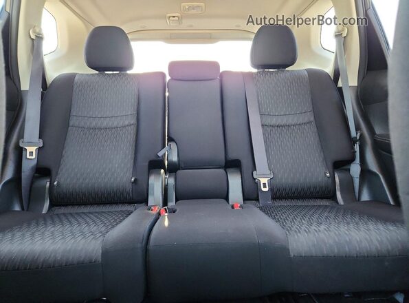 JN8AT2MT6KW253422 2019 NISSAN ROGUE Black Հետևի նստատեղերի տեսք
