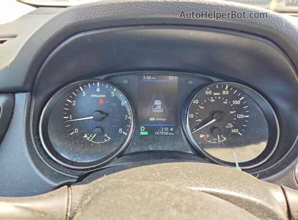 JN8AT2MT6LW007780 2020 NISSAN ROGUE Silver Vista del cuadro de instrumentos