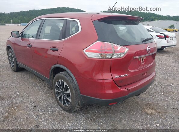 JN8AT2MT7GW020947 2016 NISSAN ROGUE Red Rear left