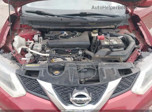 JN8AT2MT7GW020947 2016 NISSAN ROGUE Red Rear view