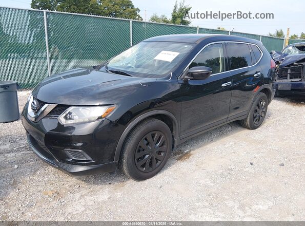 JN8AT2MT7GW026098 2016 NISSAN ROGUE Black Przód lewy