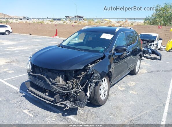 JN8AT2MT7HW142418 2017 NISSAN ROGUE Black Передня ліва чверть