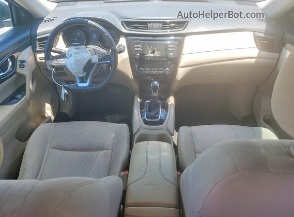 JN8AT2MT7HW142824 2017 NISSAN ROGUE Gray Widok deski rozdzielczej