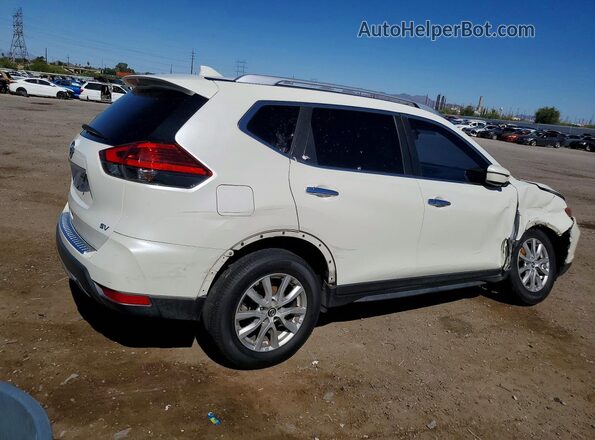 JN8AT2MT7HW380687 2017 NISSAN ROGUE Белый Задняя правая четверть