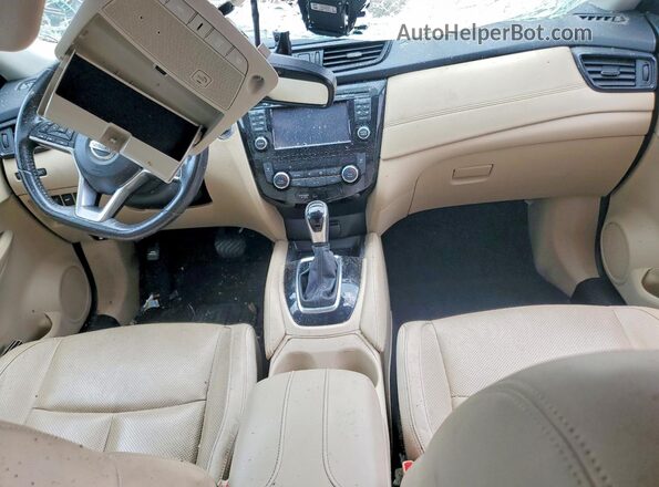 JN8AT2MT7HW404700 2017 NISSAN ROGUE White Widok deski rozdzielczej