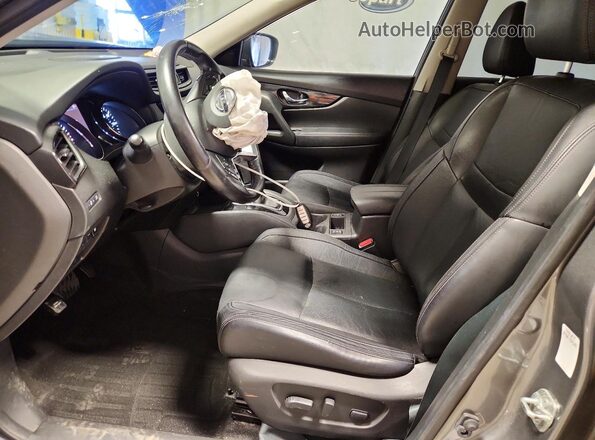 JN8AT2MT7JW465924 2018 NISSAN ROGUE Gray Вид салону спереду