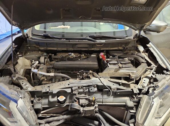 JN8AT2MT7JW465924 2018 NISSAN ROGUE Gray Вид підкапотного простору