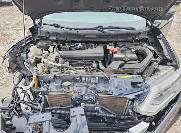 JN8AT2MT7LW001681 2020 NISSAN ROGUE Black უკანა სალონის ხედი