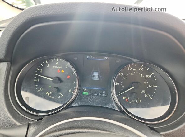JN8AT2MT7LW040092 2020 NISSAN ROGUE Gray Instrument cluster view