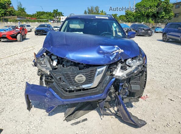 JN8AT2MT8KW260565 2019 NISSAN ROGUE Blue Widok z przodu
