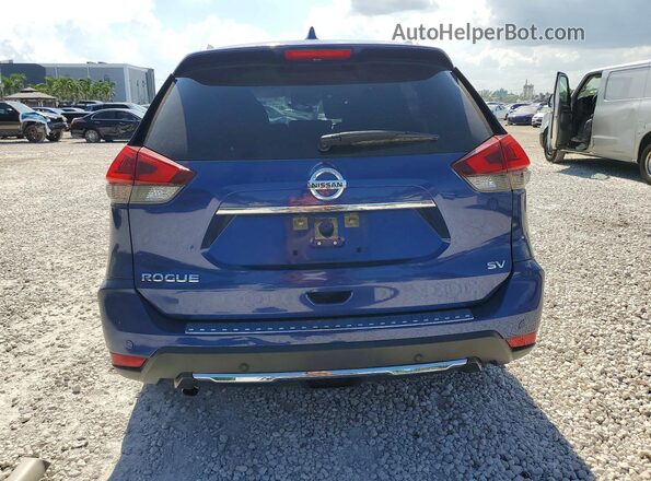 JN8AT2MT8KW260565 2019 NISSAN ROGUE Blue Widok z tyłu