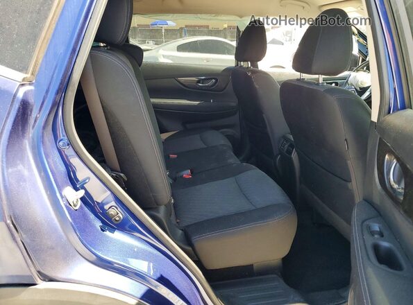 JN8AT2MT8KW260565 2019 NISSAN ROGUE Blue Widok wnętrza z tyłu