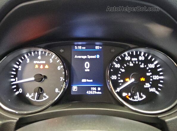 JN8AT2MT8LW043096 2020 NISSAN ROGUE Черный Вид щитка приборов