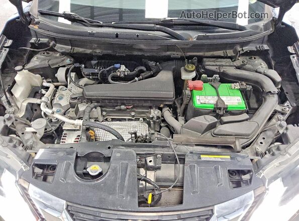 JN8AT2MT8LW043096 2020 NISSAN ROGUE Черный Вид задней части салона
