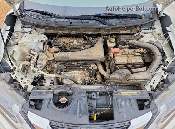 JN8AT2MT9KW255908 2019 NISSAN ROGUE White უკანა სალონის ხედი
