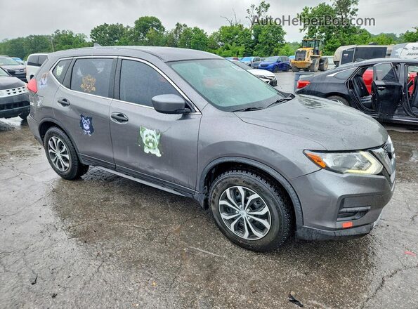 JN8AT2MTXHW385687 2017 NISSAN ROGUE Серый Передняя правая четверть