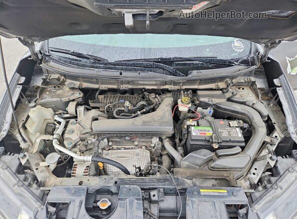 JN8AT2MTXHW385687 2017 NISSAN ROGUE Серый Вид подкапотного пространства