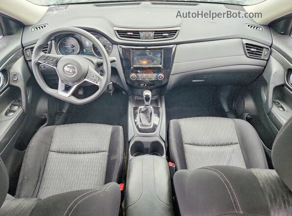 JN8AT2MTXHW385687 2017 NISSAN ROGUE Серый Вид панели приборов