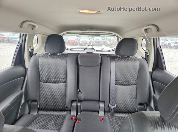 JN8AT2MTXHW385687 2017 NISSAN ROGUE Серый Вид задних сидений
