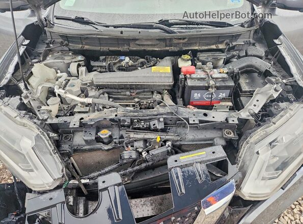 JN8AT2MTXHW404125 2017 NISSAN ROGUE Gray Vista del compartimento del motor