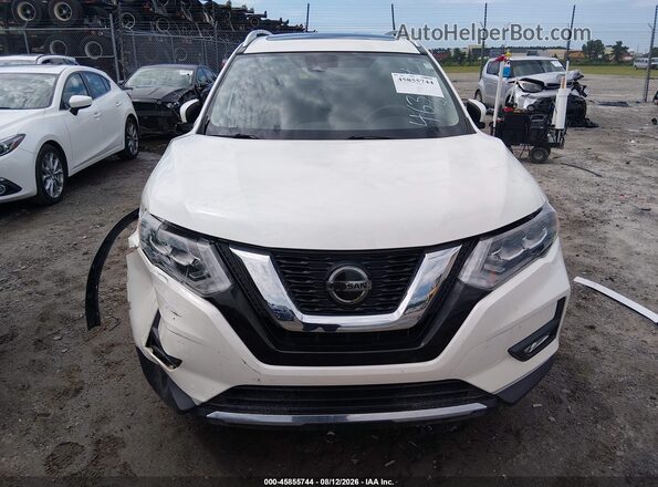 JN8AT2MTXJW463424 2018 NISSAN ROGUE White Widok zestawu wskaźników