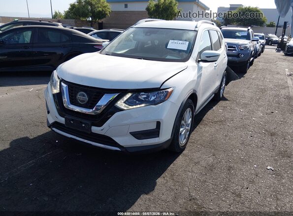 JN8AT2MTXKW263239 2019 NISSAN ROGUE White წინა მარცხენა ხედი სამი მეოთხედიდან