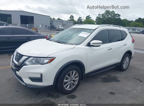 JN8AT2MTXLW002968 2020 NISSAN ROGUE White Առջևի ձախ երեք քառորդ տեսարան