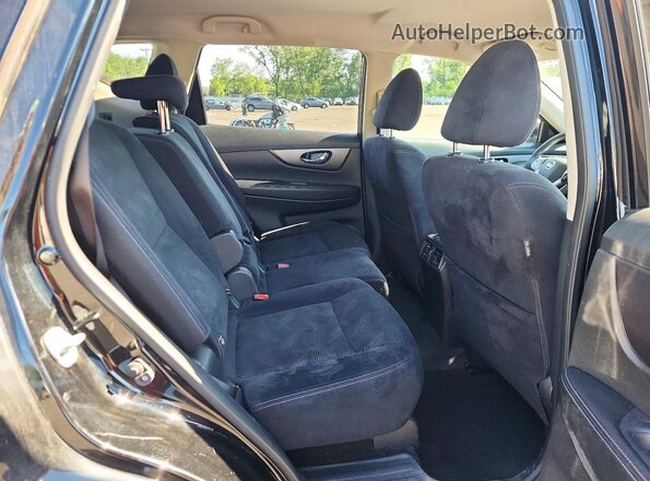 JN8AT2MV0GW146746 2016 NISSAN ROGUE Black Widok wnętrza z tyłu