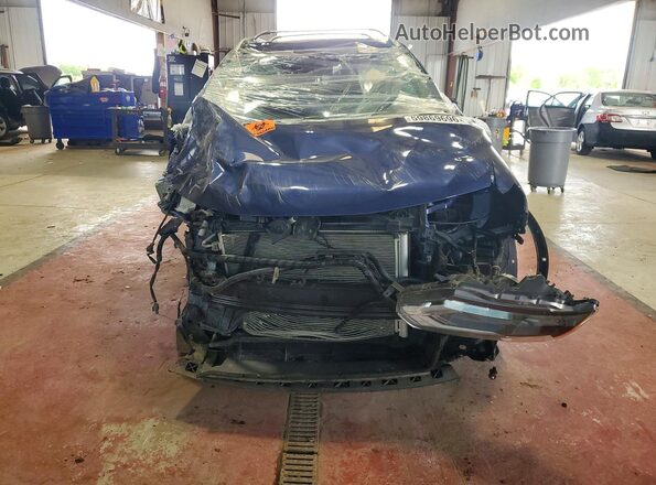 JN8AT2MV0HW007637 2017 NISSAN ROGUE Синий Вид спереди