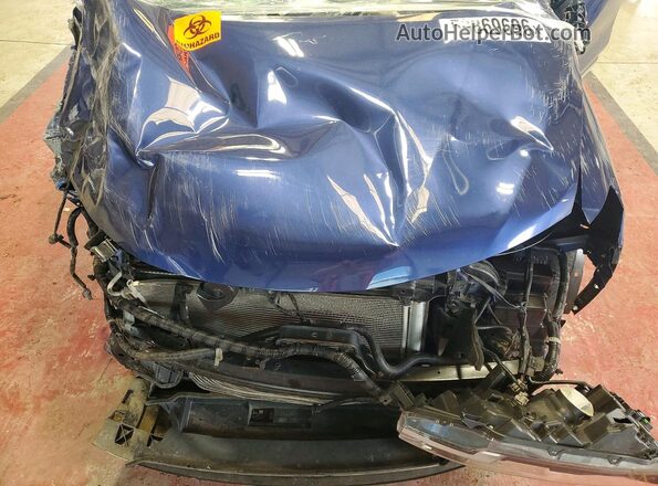 JN8AT2MV0HW007637 2017 NISSAN ROGUE Синий Вид задней части салона
