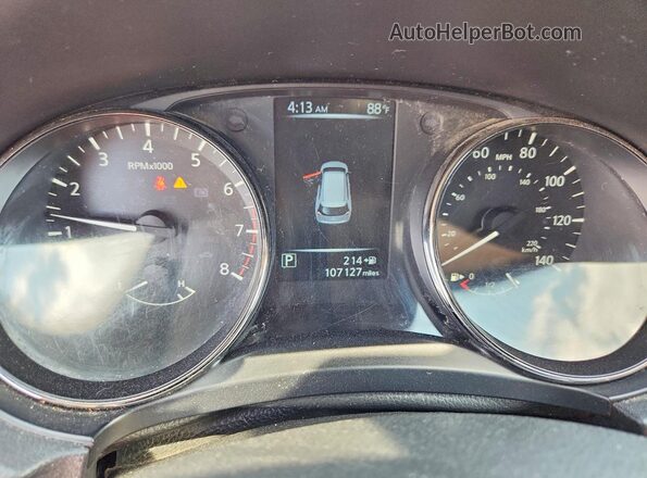 JN8AT2MV0HW280089 2017 NISSAN ROGUE Red Vista del cuadro de instrumentos