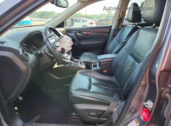 JN8AT2MV0HW280335 2017 NISSAN ROGUE Gray Սալոնի դիմացի տեսք