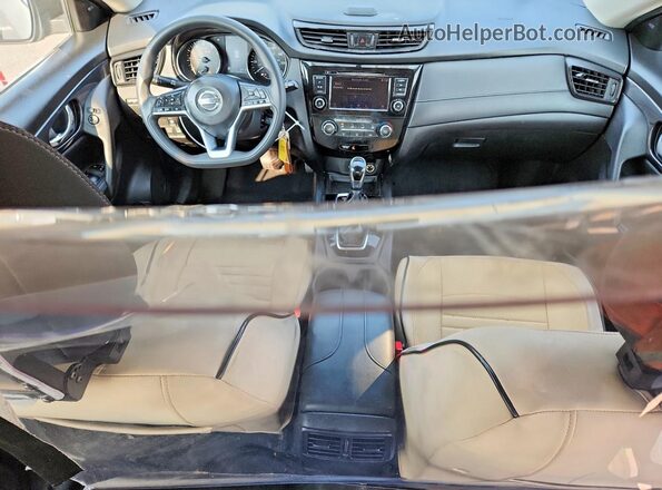 JN8AT2MV0JW309256 2018 NISSAN ROGUE Gray წინა პანელის ხედი